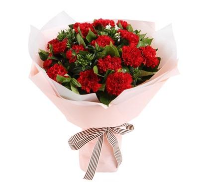 生日母亲节康乃馨花束礼盒赤峰鲜花全国同城速递生日表白送花